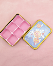 Load image into Gallery viewer, Rabbit on the Moon-cake | Blue & Gold | Mini Mooncake Tin
