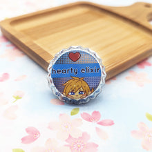 Load image into Gallery viewer, Hearty Elixir | LoZ Link BotW & TotK | Bottle Cap Pin-back Button