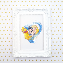 Load image into Gallery viewer, Chocobo CloTi Date | FF7R Tender Memories Zine | Sticker