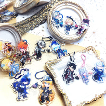 Load image into Gallery viewer, GenShip Friends: Fontaine Edition | Genshin Impact | Heart Connecting Acrylic Charms