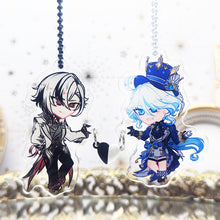 Load image into Gallery viewer, GenShip Friends: Fontaine Edition | Genshin Impact | Heart Connecting Acrylic Charms