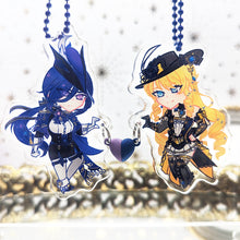 Load image into Gallery viewer, GenShip Friends: Fontaine Edition | Genshin Impact | Heart Connecting Acrylic Charms