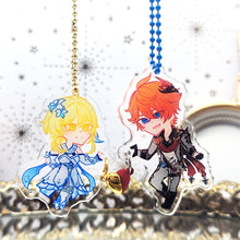 Load image into Gallery viewer, GenShip Friends: Fontaine Edition | Genshin Impact | Heart Connecting Acrylic Charms