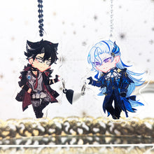 Load image into Gallery viewer, GenShip Friends: Fontaine Edition | Genshin Impact | Heart Connecting Acrylic Charms