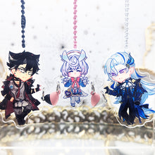 Load image into Gallery viewer, GenShip Friends: Fontaine Edition | Genshin Impact | Heart Connecting Acrylic Charms