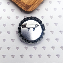 Load image into Gallery viewer, Pocari Sweet | Hirano to Kagiura | Bottle Cap Pin-back Button