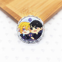 Load image into Gallery viewer, Pocari Sweet | Hirano to Kagiura | Bottle Cap Pin-back Button