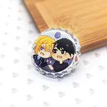 Load image into Gallery viewer, Pocari Sweet | Hirano to Kagiura | Bottle Cap Pin-back Button