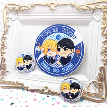 Load image into Gallery viewer, Pocari Sweet | Hirano to Kagiura | Bottle Cap Pin-back Button