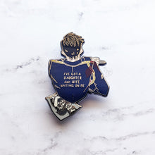 Load image into Gallery viewer, Hughes | FMA Back Quotes | Hard Enamel Pin