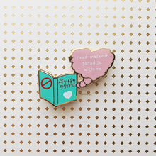 Load image into Gallery viewer, ***RETIRING last chance!*** Read MakePara With Me | Hard Enamel Pin