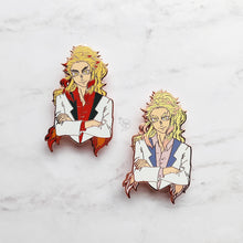 Load image into Gallery viewer, ***RETIRING last chance!*** Fire Pillar | Dapper Suit Slayers | Hard Enamel Pin