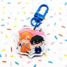 Load image into Gallery viewer, SasaMiya & HiraKagi Manga | Sasaki to Miyano & Hirano to Kagiura | Acrylic Charm