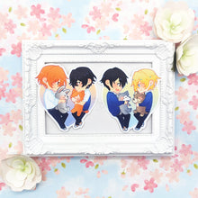 Load image into Gallery viewer, SasaMiya & HiraKagi Plush Hug | Sasaki to Miyano & Hirano to Kagiura | Vinyl Stickers