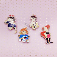 Load image into Gallery viewer, ***RETIRING last chance!*** Kiki, Nausicaa, Sheeta & Arrietty | Modern Warriors | Hard Enamel Pins