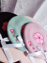 Load image into Gallery viewer, Sakura Bow Beret | SakurAccessories