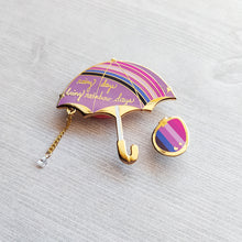 Load image into Gallery viewer, ***RETIRING last chance!*** Rainbow Days Umbrella Enamel Pins | Pride