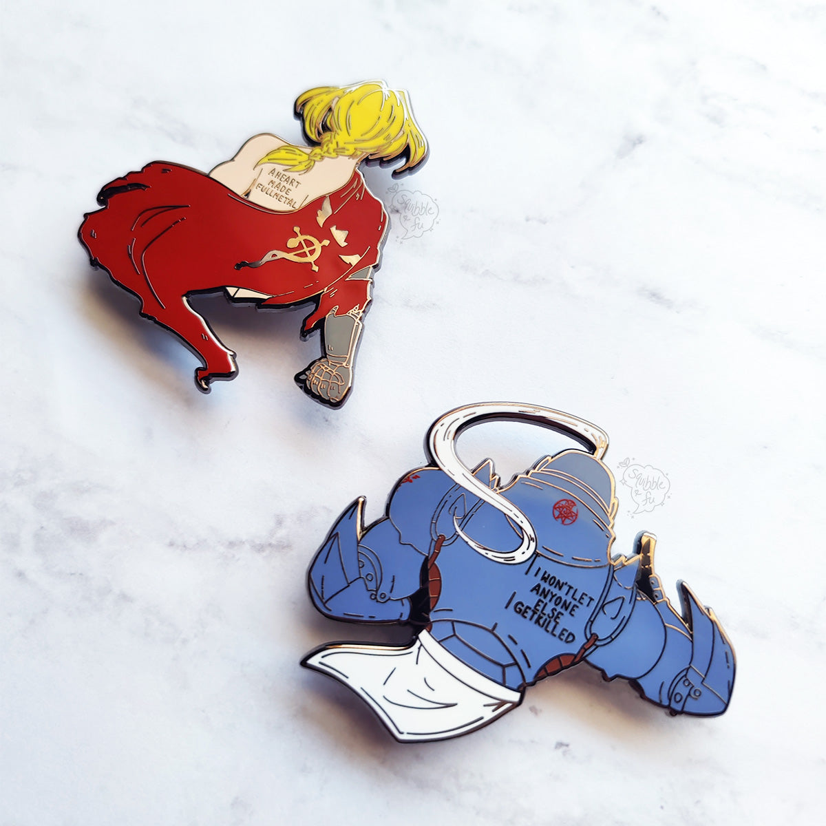 Genshin Impact Quotes Enamel Pins