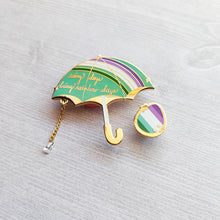 Load image into Gallery viewer, ***RETIRING last chance!*** Rainbow Days Umbrella Enamel Pins | Pride