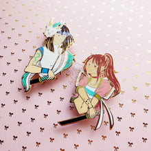 Load image into Gallery viewer, ***RETIRING last chance!*** Haku & Chihiro | Modern Warriors | Hard Enamel Pins