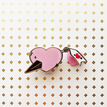 Load image into Gallery viewer, ***RETIRING last chance!*** Heart Kunai | Hard Enamel Pin