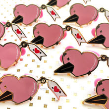Load image into Gallery viewer, ***RETIRING last chance!*** Heart Kunai | Hard Enamel Pin