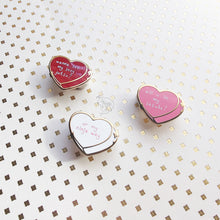 Load image into Gallery viewer, ***RETIRING last chance!*** Ninja Candy Hearts | Version 2 | Hard Enamel Pin