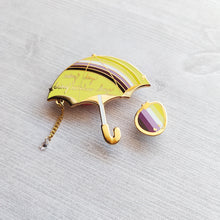 Load image into Gallery viewer, ***RETIRING last chance!*** Rainbow Days Umbrella Enamel Pins | Pride