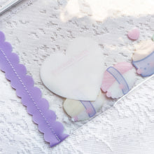 Load image into Gallery viewer, ***RETIRING last chance!*** Sushi Snack Purse | Clear PVC | Coin Purse, Makeup Bag, or Pencil Case