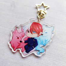 Load image into Gallery viewer, Quirks N Curses | Todoroki Shadow Dogs | Acrylic Charms
