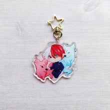 Load image into Gallery viewer, Quirks N Curses | Todoroki Shadow Dogs | Acrylic Charms