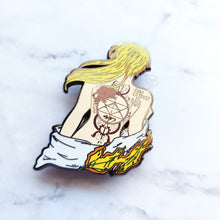 Load image into Gallery viewer, Riza | FMA Back Quotes | Hard Enamel Pin