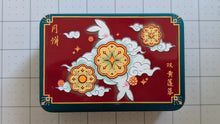 Load image into Gallery viewer, Rabbit on the Moon-cake | Red &amp; Green | Mini Mooncake Tin
