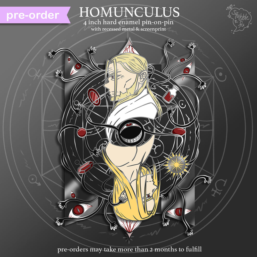 PRE-ORDER FMA Homunculus | Enamel Pin-on-Pin