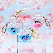 Load image into Gallery viewer, Good Night Mochi | Kirby | Heart Perfume Bottle Charm
