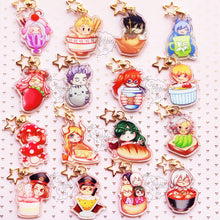 Load image into Gallery viewer, ***RETIRING last chance!*** Hero Students Cafe | Other Students &amp; Civilians | Acrylic Charms
