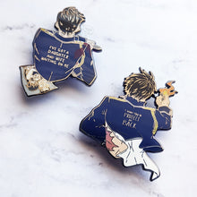 Load image into Gallery viewer, Hughes | FMA Back Quotes | Hard Enamel Pin
