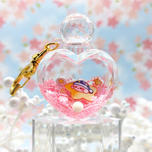 Load image into Gallery viewer, Good Night Mochi | Kirby | Heart Perfume Bottle Charm
