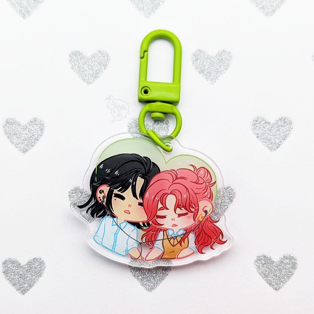 MitsuAya Music | TGSWIIWAGAA Green Yuri | Acrylic Charm