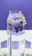 Load and play video in Gallery viewer, JJK SatoSugu | GG Grape Juice | Milk Carton Charms
