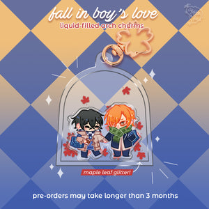 PRE-ORDER Fall in Boy's Love | Sasaki to Miyano | Liquid Arch Charms