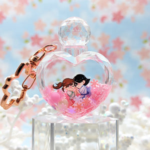 Heart of the River Spirit | Haku & Chihiro Spirited Away | Heart Perfume Bottle Charm