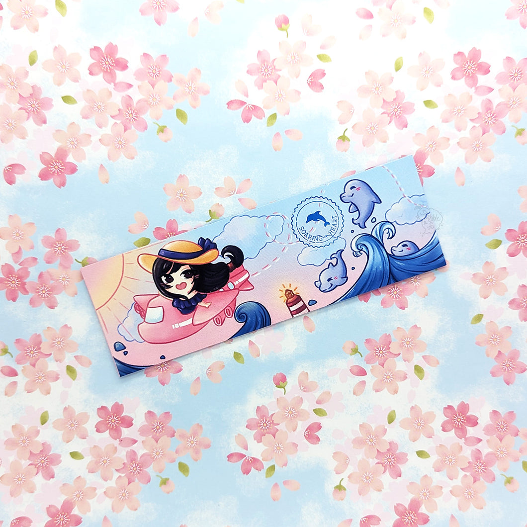Soaring Heart | Tifa Airplane Dolphins | Bookmark