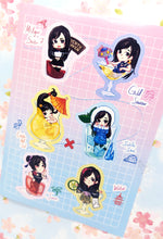 Load image into Gallery viewer, Soaring Heart | Tifa Drink Map | Sticker Sheet
