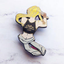 Load image into Gallery viewer, Winry | FMA Back Quotes | Hard Enamel Pin
