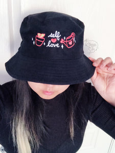 Self Love | Black Bucket Hat