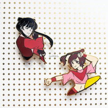 Load image into Gallery viewer, ***RETIRING last chance!*** Mai &amp; Ty Lee | ATLA in Action | Hard Enamel Pin
