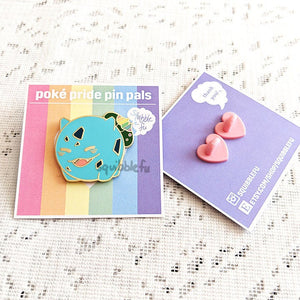 ***RETIRING last chance!*** Poké Pride Pin Pals | Bulbasaur Enamel Pin