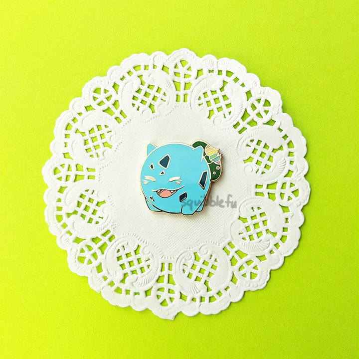 ***RETIRING last chance!*** Poké Pride Pin Pals | Bulbasaur Enamel Pin