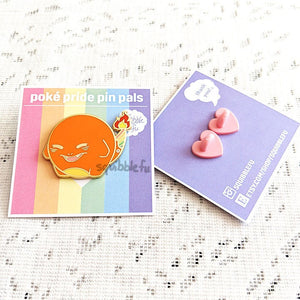 ***RETIRING last chance!*** Poké Pride Pin Pals | Charmander Enamel Pin